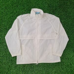 Vintage 90s Woolrich Windbreaker Zip Jacket Womens Medium 21x26 Baggy